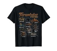 Tarentulas of The World Arachnides Pet Spider Lover T-Shirt Graphique avec Valeur