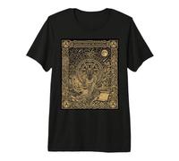 Tarentule Constellation Tarot Carte Occulte Gothique T-Shirt Haut de Gamme