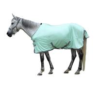 TARFEPA Doublure en maille respirante pour cheval, draps d'été équins, protection UV, moustiquaire pour écurie, pâturage, grange - Col standard - Vert menthe 213,4 cm