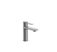 Targa mitigeur s pour lavabo corps lisse avec flexibles graphite brossé - ROCA A5A325FGM0
