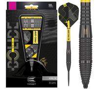 Target Darts Bolide Void 90% Tungstène, Fléchettes à Pointe en Acier Swiss Point | Barrel 05, 24G | Jeux de Fléchettes Professionnels, Fléchettes Noires, Outil Swiss Point Inclus