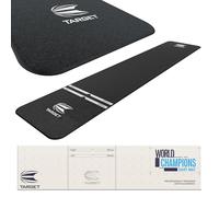 Target Darts 109047 World Champion Tapis pour Dards, Mixte Adulte, Noir