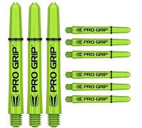 Target Darts 3 x Jeux of Vert Pro Grip Arbres à fléchettes Court - 9 po au Total