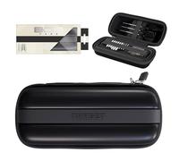 Target Darts BOA Étui de Rangement pour Fléchettes, Taille Unique - Noir | Portefeuille Fléchettes, Rangement Tiges de Fléchettes, Pointes Swiss, 6 Fléchettes Entièrement Assemblées