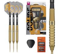 Target Darts Bolide Envy 02 90% Tungstène Swiss Point Pointe en Acier Dart Set, 23G | Pro Ultra N° 6 Vols et Pro Grip Evo Arbres, Or Suisse Points et SP Outil Inclus | Professionnels Fléchettes Sets