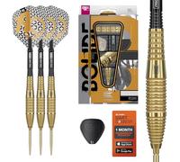 Target Darts Bolide Envy 05 90% Tungstène Swiss Point Pointe en Acier Dart Set, 26G | Pro Ultra N° 6 Vols et Pro Grip Evo Arbres, Or Suisse Points et SP Outil Inclus | Professionnels Fléchettes Sets