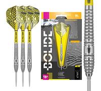 Target Darts Bolide Jeu de fléchettes à Pointe en Acier 90% tungstène, Fléchettes à Pointe Acier, 190057, Jaune, 22 g