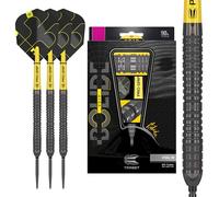 Target Darts Bolide Void 90% Tungstène, Fléchettes à Pointe en Acier Swiss Point | 21G/22G/23G/24G/25G/26G | Jeux de Fléchettes Professionnels, Fléchettes Noires, Outil Swiss Point Inclus