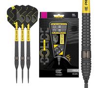 Target Darts Bolide Void 90% Tungstène, Fléchettes à Pointe en Acier Swiss Point | 21G/22G/23G/24G/25G/26G | Jeux de Fléchettes Professionnels, Fléchettes Noires, Outil Swiss Point Inclus