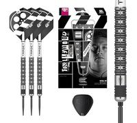 Target Darts Chris Dobey Hollywood Action 90% Tungsten Steel Tip Swiss Point Dart Set - Fléchettes 23G Player Edition, Manches Pro Grip et Volants Pro Ultra No.2, Outil SP Inclus