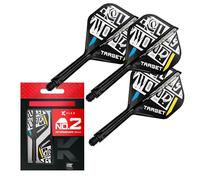 Target Darts Chris Dobey K Flex Système de Volants et D'arbres, No.2 | Pack de 3 Fléchettes Kflex All in One, Édition Player Accessoires de Fléchettes | Tige Fléchettes - Intermédiaire (26mm)
