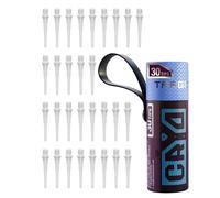 Target Darts Cryo Pointe Souple Point Multipack Lot de 30 Embouts, Blanc | Lot de Pointes, Accessoires Professionnels pour Fléchettes, Pointes de Rechange en Plastique, Filetage 2BA