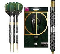 Target Darts Cult Jeu de fléchettes à Pointe en Acier 90% tungstène Unisexe, Noir, Vert et doré, 22 g