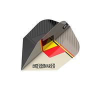 Target Darts Dimitri Van Den Bergh Ailettes 90% Pro Ultra fléchettes Unisexe, Sable, Noir, Jaune et Rouge, No.6