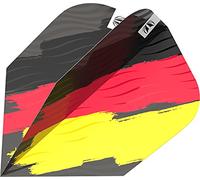 Target Darts Gamme d'ailettes de fléchettes Luttes Unisexe, Drapeau Allemand, Ten-X