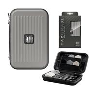 Target Darts Gris Takoma XL Darts Case - Contient x 2 Jeu de fléchettes Portefeuille