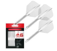 Target Darts K Flex Ailettes et tiges de Fléchettes Intégrées, No.6 | Lot de 3 K-Flex - No.6, Kflex All in One Ailettes et Tiges de Fléchettes Moulées: Courtes, Intermédiaires Et Moyennes