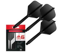 Target Darts K Flex Ailettes et tiges de Fléchettes Intégrées, No.6 | Lot de 3 K-Flex - No.6, Kflex All in One Ailettes et Tiges de Fléchettes Moulées: Courtes, Intermédiaires Et Moyennes