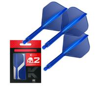 Target Darts K Flex Integrated Dart Flights And Shafts - Intermediaire (26mm) Bleu