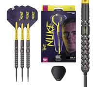 Target Darts Luke Littler G1 à Pointe en Acier, Pointes Suisses, Fléchettes en Tungstène à 90%, 23G | Fléchettes à Pointe en Acier de Génération 1, Édition Player, Jeux de Fléchettes à Pointes