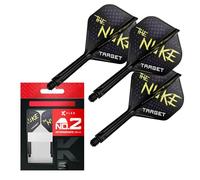 Target Darts Luke Littler K Flex Ailettes et Système d'arbre, No.2 (Intermédiaire, 26mm) | Pack de 3 Ailettes Kflex All in One, The Nuke Player Edition Accessoires de Fléchettes | Fléchettes K-Flex