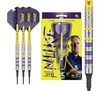 Target Darts Luke Littler Loadout Jeu de Fléchettes à Pointe Souple, Fléchettes en Tungstène à 90%, 19G | Jeu de Fléchettes à Pointe Pixel, Édition Player Jeu Fléchettes Électroniques à Pointe Souple
