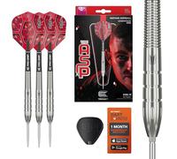 Target Darts Nathan Aspinall Generation 1 Fléchettes à Pointe d'acier, 90% Jeu de fléchettes en tungstène, 26G | Fléchettes G1 Player Edition avec Pointes suisses, tiges Pro Grip, Vols de fléchettes