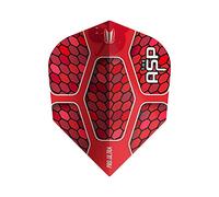 TARGET Darts Nathan Aspinall N°2 Flight - Lot de 3, 334450, Rouge