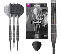 Target Darts Nathan Aspinall x Echo Jeu de fléchettes Swiss Point 90% tungstène avec Pointe en Acier - Fléchettes ASP Player Edition 23G, tiges Pro Grip et ailettes Pro Ultra n°2, Outil SP Inclus
