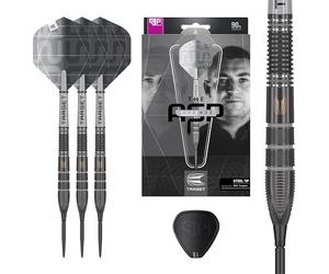 Target Darts Nathan Aspinall x Echo Jeu de fléchettes Swiss Point 90% tungstène Pointe en Acier - Fléchettes ASP Player Edition, tiges Pro Grip et ailettes Pro Ultra n°2, Outil SP Inclus, Jeux de
