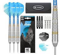 Target Darts Phil Taylor Lot de fléchettes à Pointe en Acier 22 g Unisexe, Noir, Blanc et Bleu