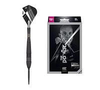 Target Darts Phil Taylor Power 9-Five Gen 8 95% Tungsten Swiss Point Steel Tip Darts Set Fléchettes Acier Mixte, Noir/Blanc, 26 g