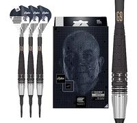Target Darts Phil Taylor Power 9-Five Gen 9 Jeu de fléchettes à Pointe Souple 95% tungstène Unisexe, Noir/argenté, 18 g