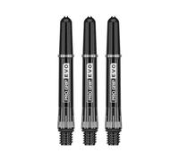 Target Darts Raymond Van Barneveld Pro Grip Evo Chrono Titanium Shafts, Jeu de 3 Accessoires de fléchettes Professionnels, Jeux de tiges de fléchettes, Paquet de 3 - Longueur : Courte (37.7mm)