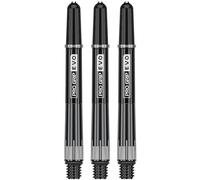 Target Darts Raymond Van Barneveld Pro Grip Evo Chrono Titanium Shafts, Jeu de 3 Accessoires de fléchettes Professionnels, Jeux de tiges de fléchettes, Paquet de 3 - Longueur : Moyenne (47.7mm)