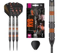 Target Darts Raymond Van Barneveld RVB 80 Noir G2 21G 80% Tungsten Swiss Point Steel Tip Set de Fléchettes