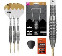 Target Darts Redux 90% Tungsten Swiss Point Jeu de Fléchettes en Acier (Barrel 01/02/03), 22G/23G/24G/25G/26G | Flights Pro Ultra N° 6 et Tiges Pro Grip, Pointes DX Gold et Outil SP Inclus