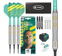 Target Darts Rob Cross 18G Set de fléchettes à Pointe Souple en Laiton