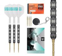 Target Darts Rob Cross 95K Pointe en Acier Fléchettes à Pointe Suisse, 95% fléchettes en tungstène avec Vols K-Flex, 21G | Fléchettes Voltage, Jeu de fléchettes Swiss Points K Flex Player Edition