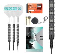Target Darts Rob Cross 95K Soft Tip 95% tungstène Dart, 18G | Set de fléchettes Voltage Player-Edition avec Pointes pixellisées, K-Flex Flights, Ensemble de fléchettes électroniques à Pointe Souple