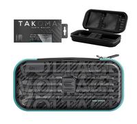 Target Darts Rob Cross Ghost Series Takoma Portefeuille, Regular - Étui pour Fléchettes, Noir/Blanc Étuis de Rangement, “Voltage” Porte-Fléchettes à Fermeture Éclair, Contenir 3 Assemblées