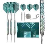 Target Darts Rove Steel Tip Swiss Point Darts, 90% Tungsten Dart Set, Barrel 03-24G | Jeu de fléchettes à Pointe en Acier, Jeu de fléchettes Professionnel avec Pointes suisses et Outils