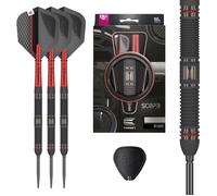 Target Darts Scope Steel - Fléchettes professionnelles en tungstène 90%, 22G, Barrel 01