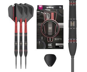 Target Darts Scope Steel Tip Swiss Point Darts, 90% Tungsten Dart Set, Barrel 02-24G | Jeu de fléchettes à Pointe en Acier, Jeu de fléchettes Professionnel avec Pointes suisses et Outils