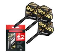 Target Darts Scott Williams K Flex Système de Volants et D'arbres, No.2 | Pack de 3 Fléchettes Kflex All in One, Édition Player Accessoires de Fléchettes | Tige Fléchettes - Intermédiaire (26mm)
