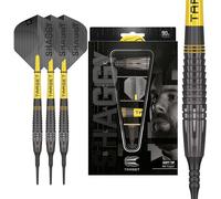 Target Darts Scott Williams Noir Out 90% Tungsten Soft Tip Jeu de fléchettes - 20g Jeu de fléchettes Soft Tip, Jeu de fléchettes Shaggy Player Edition, Fléchettes Pixel Tip