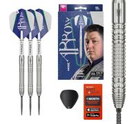Target Darts Shane MC Guirk Generation 1 Swiss Point Jeu de Fléchettes à Pointe en Acier, 23G | Fléchettes Player Edition G1 90% Tungstène, Ailettes Pro Ultra NO.6, Manches Pro Grip Tag et Outil SP