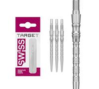 Target Darts Signature Swiss Point TRB | Lot de 3 Eembouts | 30MM/35MM/42MM - Or/Argent/Noir | Changement Fléchettes Pointes, Swiss Point Technologie, Professionnels Fléchettes Accessoires
