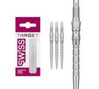 Target Darts Signature Swiss Point TRB | Lot de 3 Eembouts | 30MM/35MM/42MM - Or/Argent/Noir | Changement Fléchettes Pointes, Swiss Point Technologie, Professionnels Fléchettes Accessoires