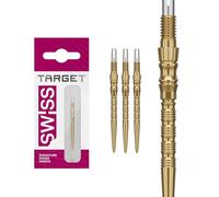 Target Darts Signature Swiss Point TRB | Lot de 3 Eembouts | 30MM - Or | Changement Fléchettes Pointes, Swiss Point Technologie, Professionnels Fléchettes Accessoires